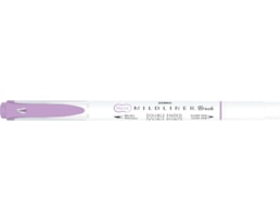 Marcador Zebra Mildliner, cool, brush, Duplo, violeta
