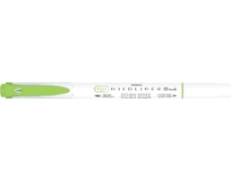 Marcador Zebra Mildliner, cool, brush, Duplo, verde