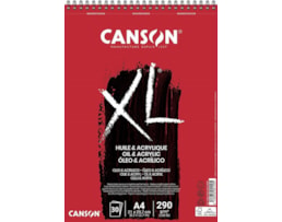 Bloco Esp. Canson XL 290g 30Fls. A4, Óleo & Acrílico