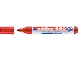 Marcador Edding 660 p/ Quadro Branco Encarnado