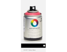 Tinta Spray MTN WB, 100 ml, RV9011, Preto Carvão