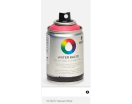 Tinta Spray MTN WB, 100 ml, RV9010, Branco Titan.