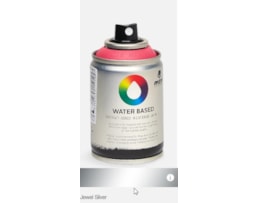 Tinta Spray MTN WB, 100 ml, RV0126, Prata