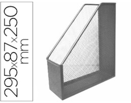 Porta Revistas rede metal Q-Connect KF00845, cinza