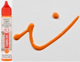 Tinta relevo Art  Creation,  Effect Liner, 28ml, Laranja C.