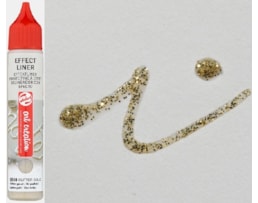 Tinta relevo Art Creation,  Effect Liner, 28ml, Ouro Brilho