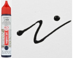 Tinta relevo Art Creation,  Effect L., 28ml, Preto Elegante