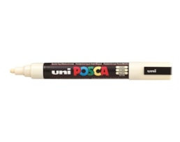 Marcador Uni Posca PC-5M, traço 1,8-2,5 mm, Marfim