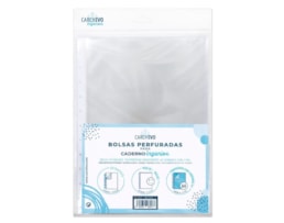 Bolsas PP Ingeniox, A4, cristal, reforçada, emb. c/ 5 Uni