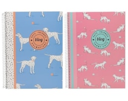 Caderno A4 Ancor, Esp, C/D, 80F/90g. B`log Pet Friends Paut.