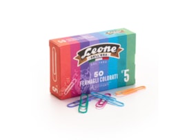 Clips Leone, Plastificado nº10 (5)-50 mm, Cx.50