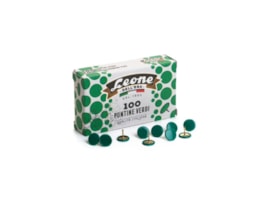 Pioneses Revestido PVC, Leone, Cx.100, verde