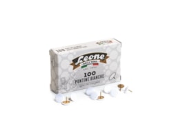 Pioneses Revestido PVC, Leone, Cx.100, branco