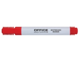 Marcador Office Products, Quad. Branco, (3mm), Vermelho