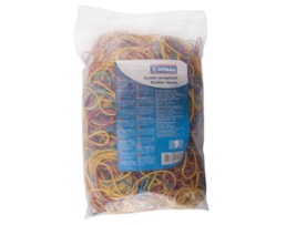 Elástico cores, sortidas,  - saco c/1 Kg