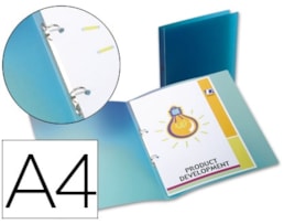 Dossier PP Transl. Lider, A4, 2/15, L17mm, CA65, Azul