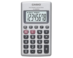 Máquina Calcular Casio HL820 VA W-EP, Bolso, Tampa Rigida
