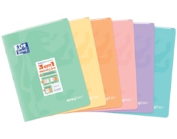 Caderno Agraf. Oxford Easybook, Pastel, A4 48fls/90g. Paut