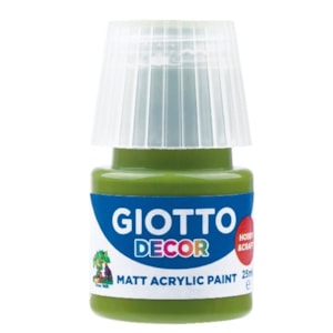 Tinta acrilica Giotto Decor, 25ml, 538112, Verde Oliva