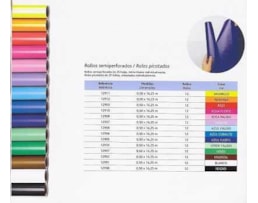 Papel Lustro, Sadipal, 50X65 25 Fls Rl. c/50X16.25m Amarelo