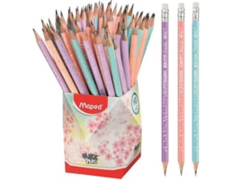 Lápis Maped Graph peps, pastel, c/ borracha, Pack c/72 uni