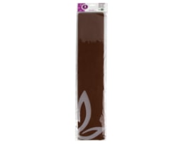 Papel Crepe Lider, Peça c/0.50X2.5m, CP16, Castanho