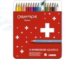Lápis Côr Caran D Ache Swiss Flag cx. c/18 1285.718
