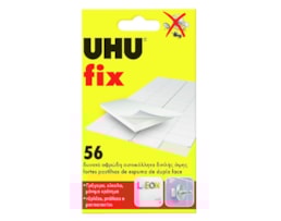 Autocolantes Dupla Face UHU Fix Bl. c/56 Ref. 40259