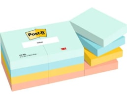 Blocos Post It 38x51mm R.653-12-BEA, Beachside,  c/12X100fls