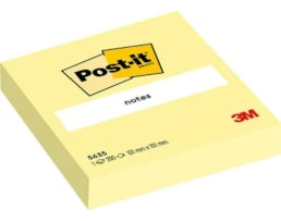 Blocos Post It 3M Amarelo Refª 5635, 100mmX100mm, 200 Fls