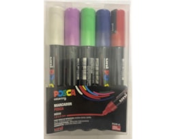 Marcador Uni Posca PC-5M, Pack c/ 5, sortidos