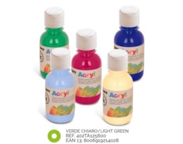 Tinta acrilica Primo,125 ml 402TA 600, Verde Claro