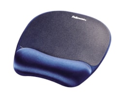 Tapete p/rato Fellowes, c/apoio pulsos, Memory Foam, azul