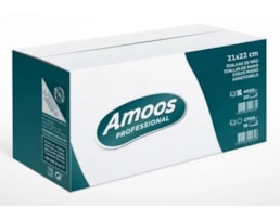 Toalha de mão amoos, Z tissue, 2Fls., 21X22cm Cxa. 200/4000