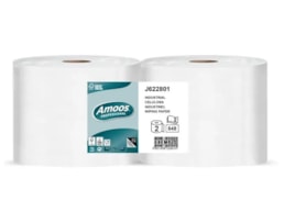 Papel Industrial Amoos, 2F.,280mts, saco c/2 rolos