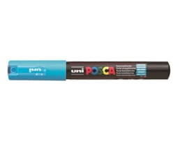 Marcador Uni Posca PC-1M Permanente, azul Claro