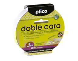 Fita Cola Plico Dupla face,  20mx15mm Ref.13312