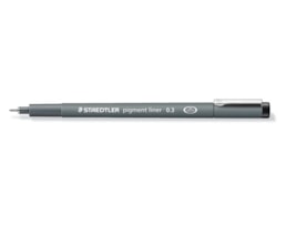 Marcadores Staedtler 308, Pigment Liner 0,3mm Preto