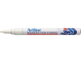 Marcador Artline For Fabrics, EKC-1, Branco