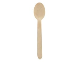 Colheres madeira c/ 160mm (pack 100)