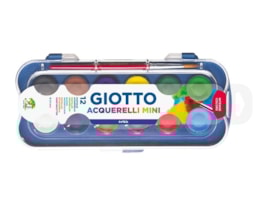 Aguarela Giotto, 23mm, mini, Ref.352300, caixa c/12 + Pincel