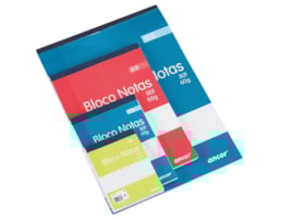 Bloco Apontamentos A4, Ancor, 80Fls. Liso