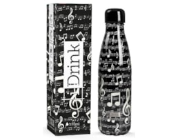 Garrafa Térmica Inox, p. dupla, 500ml, ID0437, Music