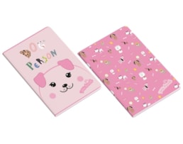 Caderno Agraf. A5 Ambar, Dog Person Girl, 48 fls./90g, Paut