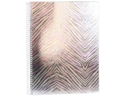 Caderno A5 Ancor, Esp, C/D 80F/90g. B`log Pink Zebra Paut