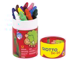 Lápis Cera Giotto Bé-Bé, maxi, refª 472100 C/12 cores