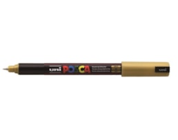 Marcador Uni Posca PC-1MR/MD Permanente, Ouro