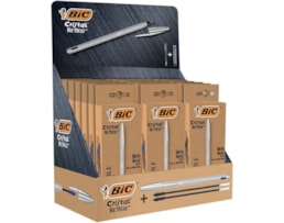 Esferografica BIC Cristal metal Re`new + Rec. Exp. c/21