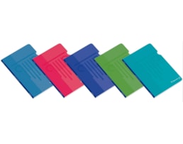 Caderno Agraf. PP, Ambar ,C. Mates, 48 fls./90g, Paut.