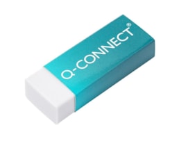 Borrachas Q-connect, Branca, KF00236, Grande